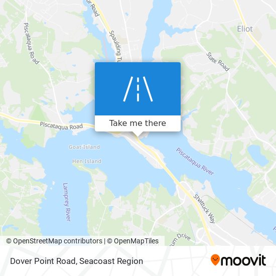 Mapa de Dover Point Road