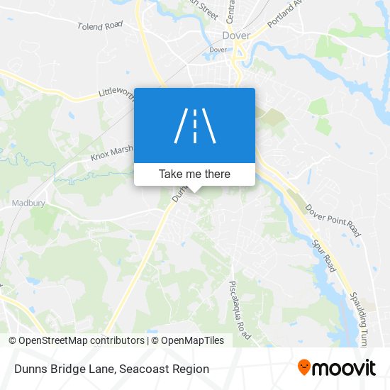 Dunns Bridge Lane map