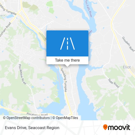 Evans Drive map