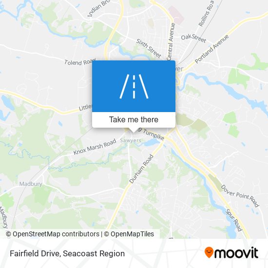 Fairfield Drive map
