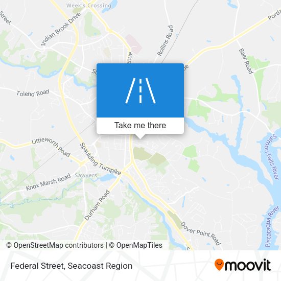 Federal Street map