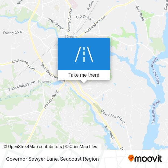 Governor Sawyer Lane map