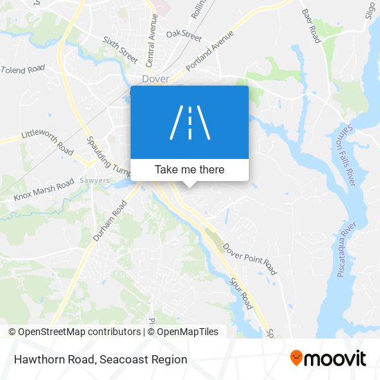 Mapa de Hawthorn Road