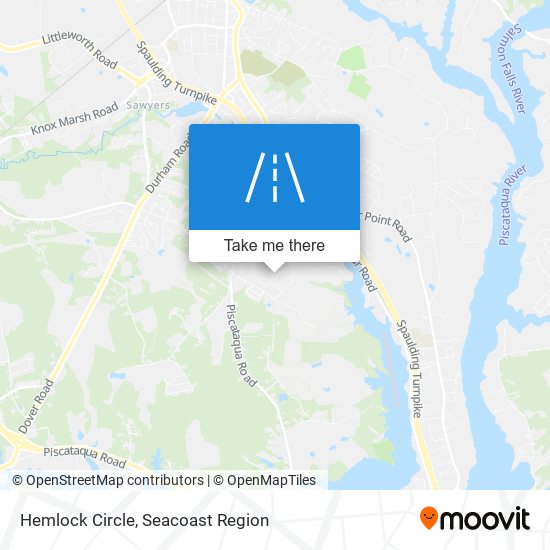 Hemlock Circle map