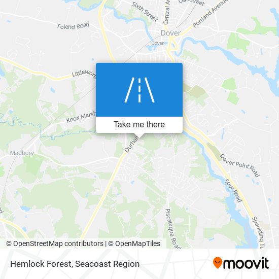 Mapa de Hemlock Forest