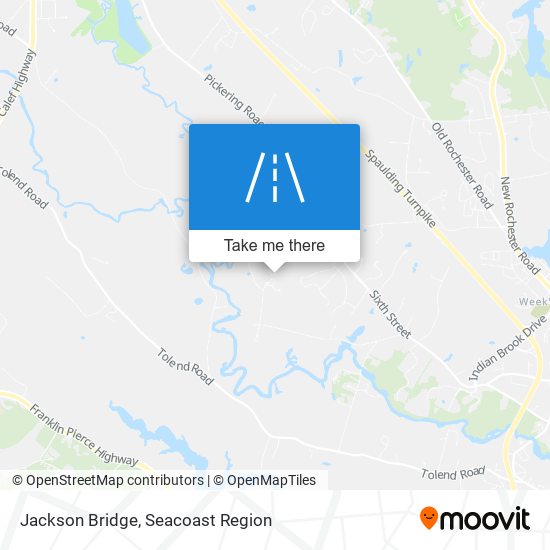 Jackson Bridge map
