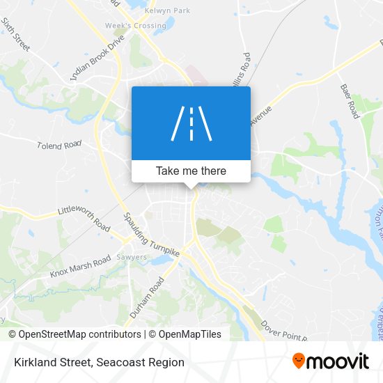 Kirkland Street map