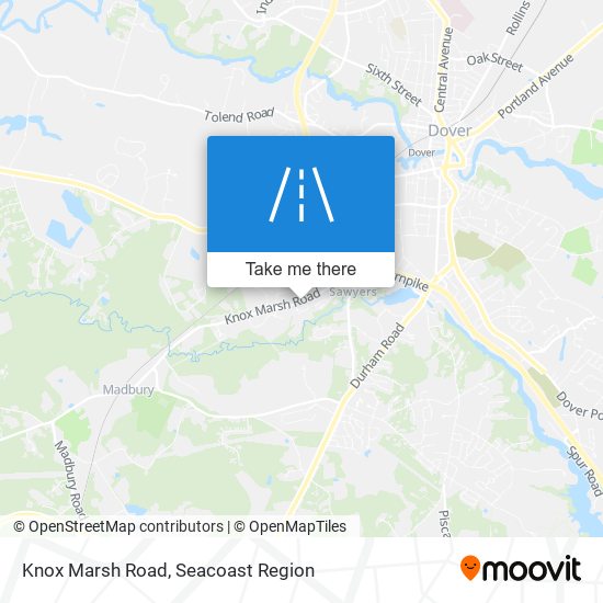 Knox Marsh Road map