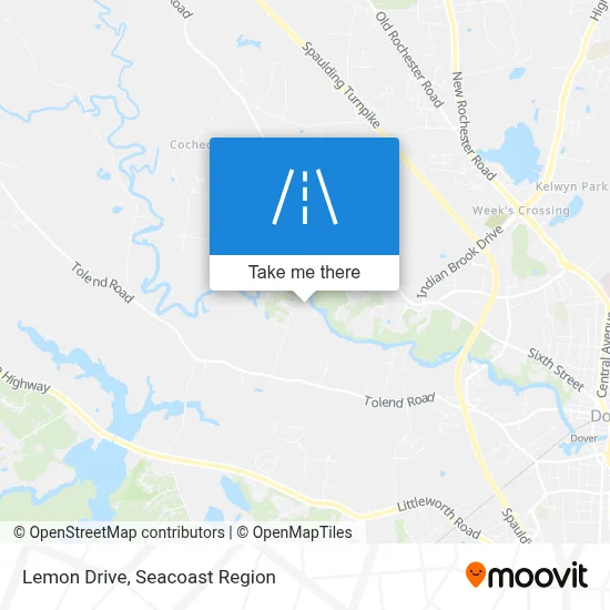 Lemon Drive map