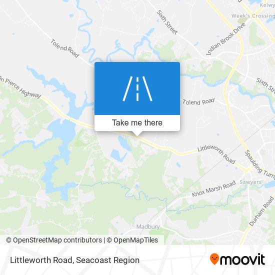 Littleworth Road map