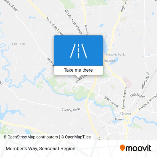 Member's Way map