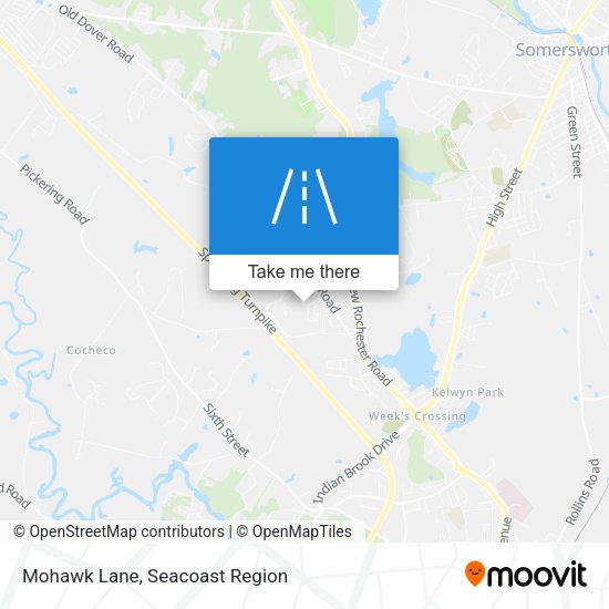 Mohawk Lane map