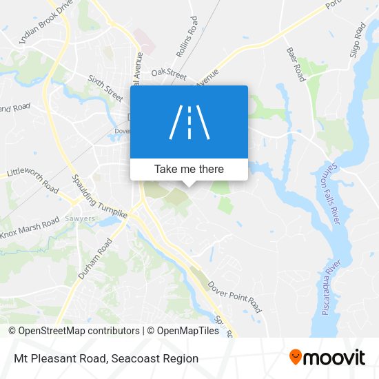 Mt Pleasant Road map
