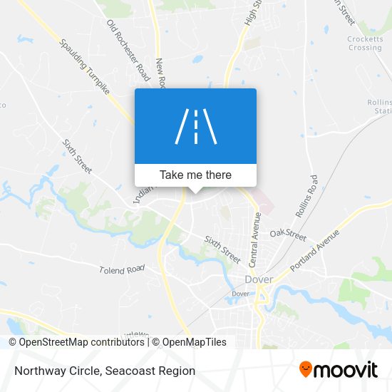 Northway Circle map