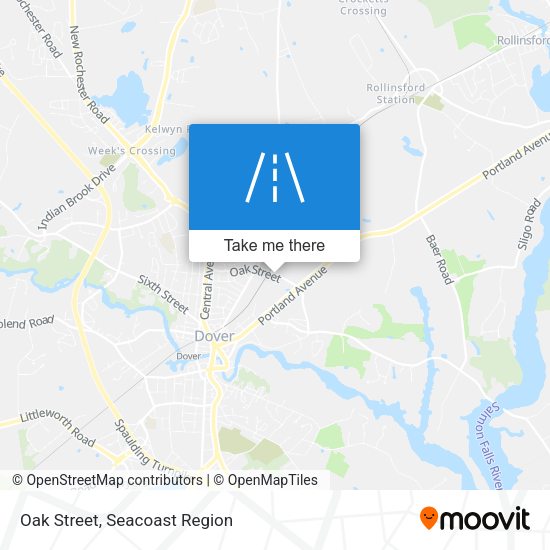 Mapa de Oak Street