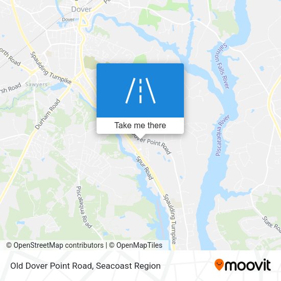 Old Dover Point Road map