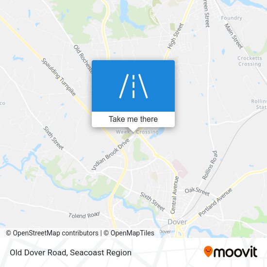 Mapa de Old Dover Road