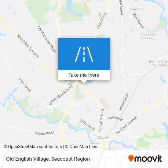 Old English Village map
