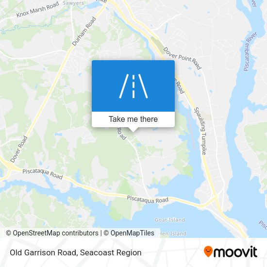 Old Garrison Road map