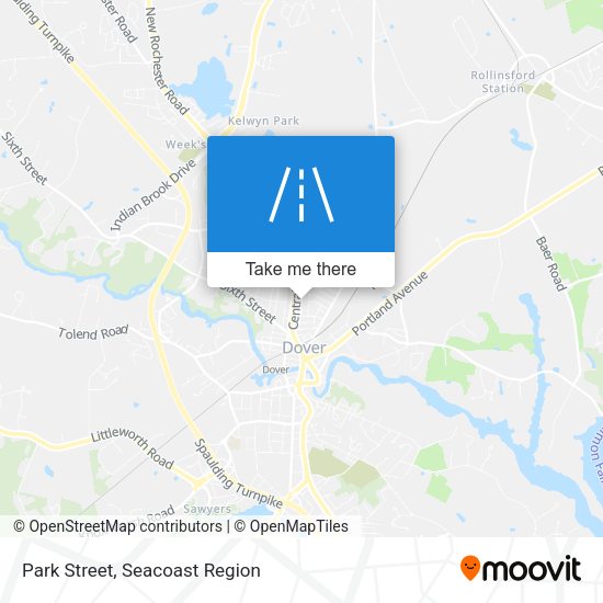 Mapa de Park Street