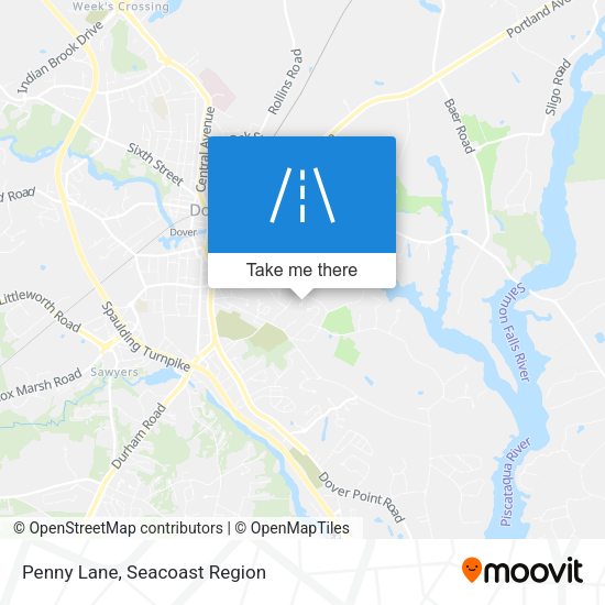 Penny Lane map