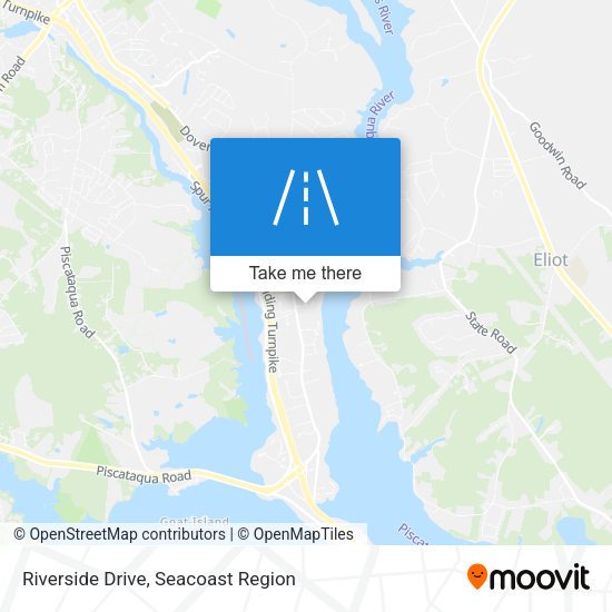 Mapa de Riverside Drive