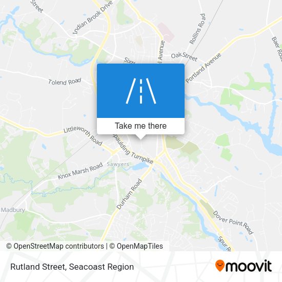 Mapa de Rutland Street