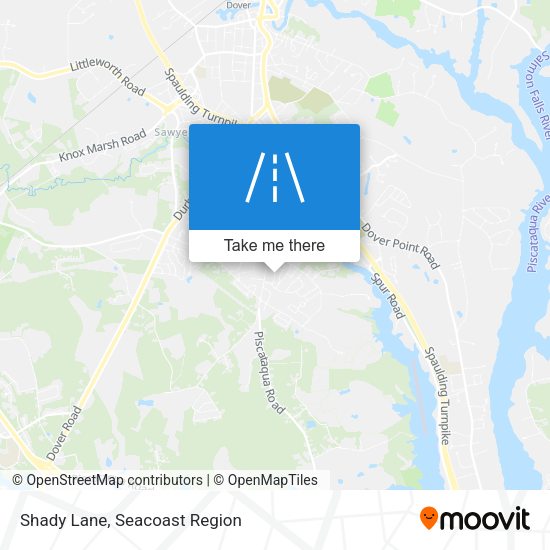 Shady Lane map