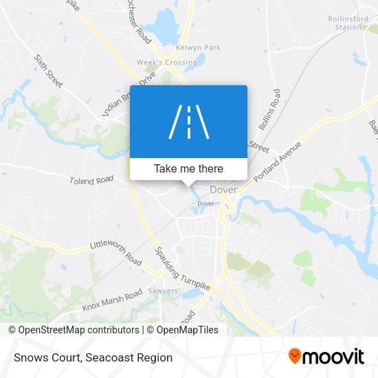 Snows Court map