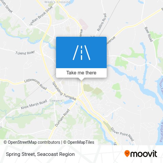 Spring Street map