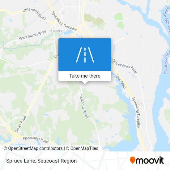 Spruce Lane map