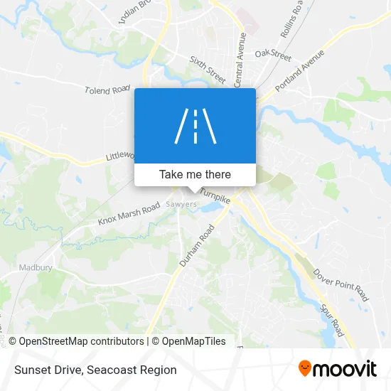 Sunset Drive map