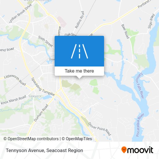 Mapa de Tennyson Avenue
