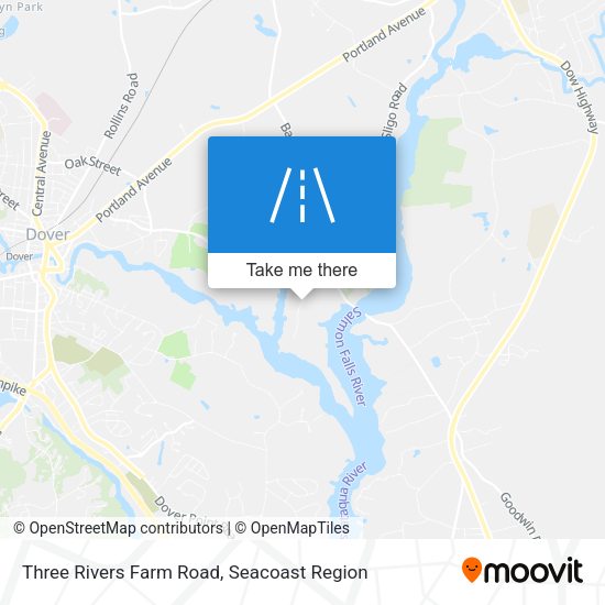 Mapa de Three Rivers Farm Road