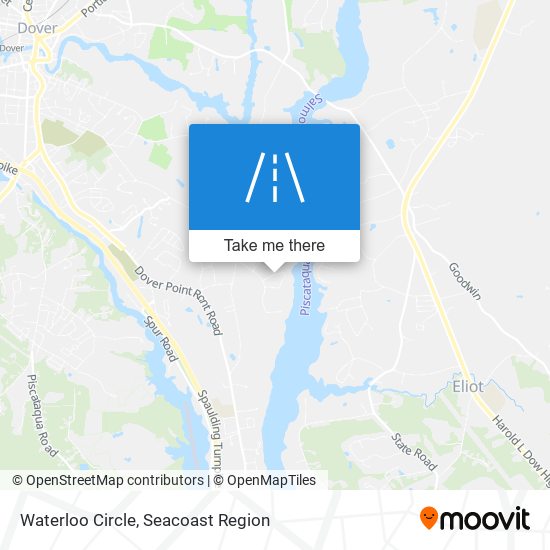 Waterloo Circle map