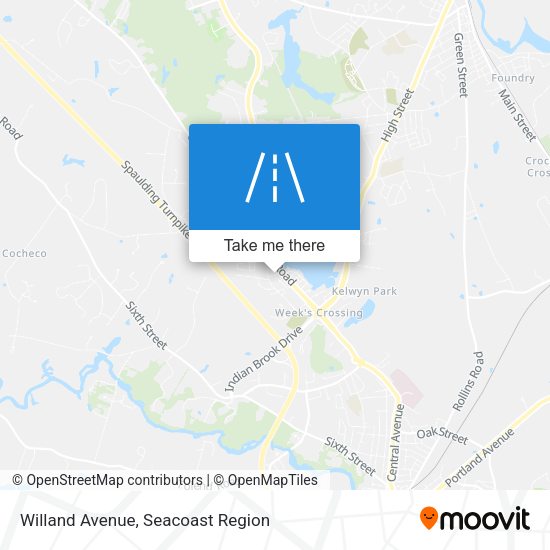 Mapa de Willand Avenue