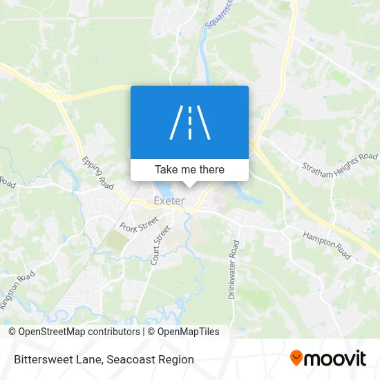 Bittersweet Lane map