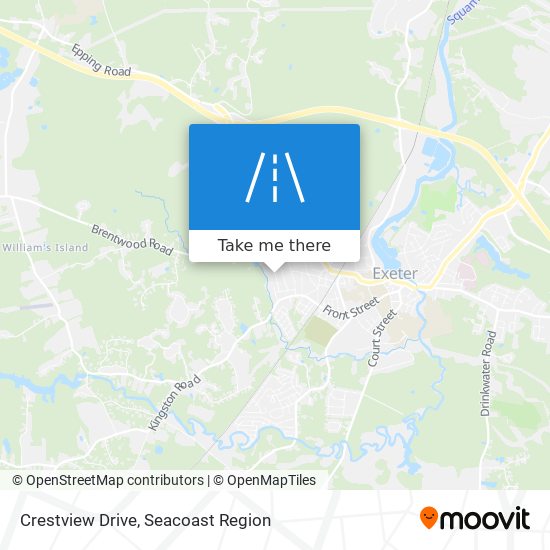 Crestview Drive map