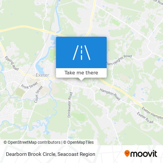 Dearborn Brook Circle map