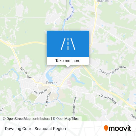 Downing Court map