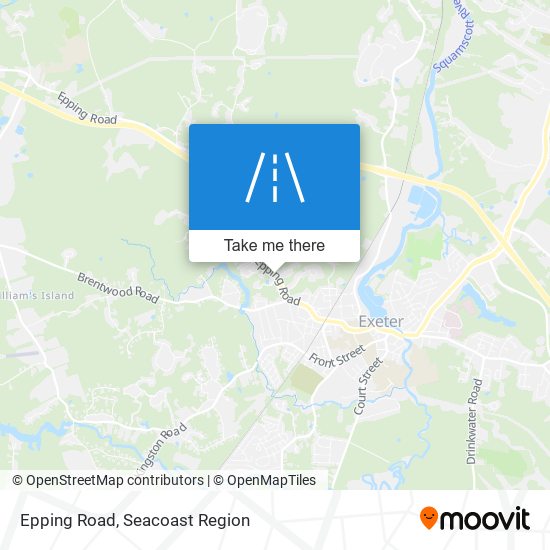 Epping Road map