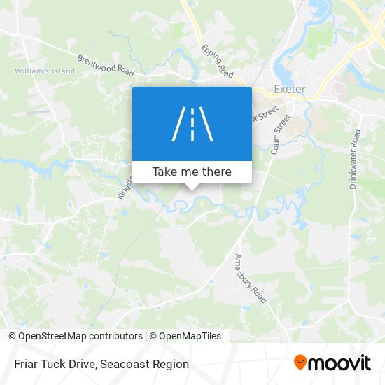 Friar Tuck Drive map