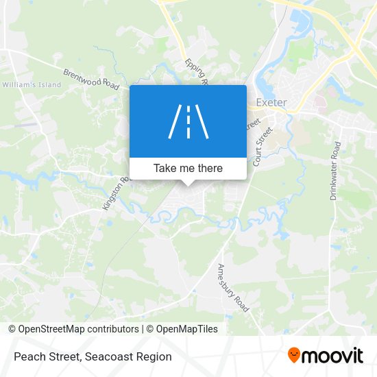 Mapa de Peach Street