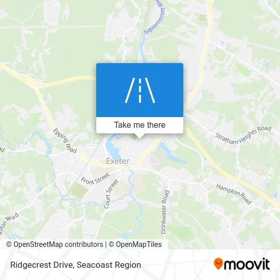 Ridgecrest Drive map