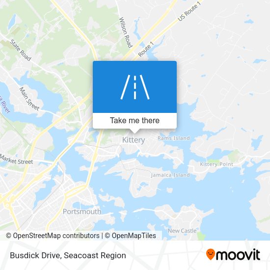 Busdick Drive map