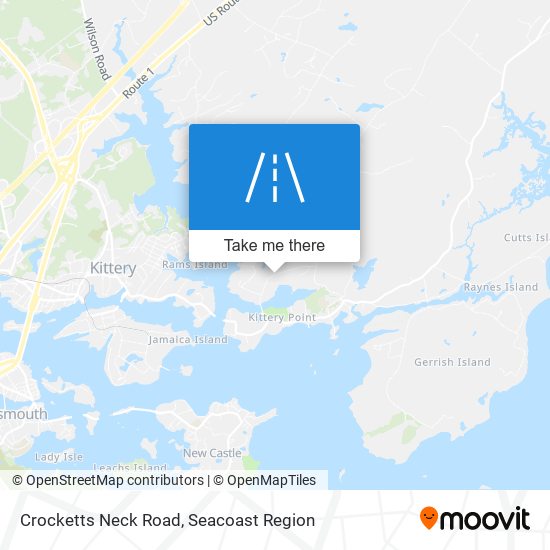 Mapa de Crocketts Neck Road
