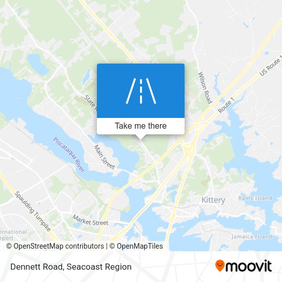 Dennett Road map