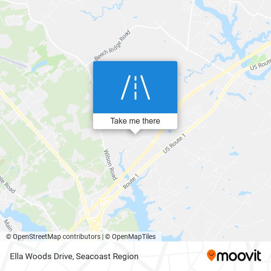 Ella Woods Drive map