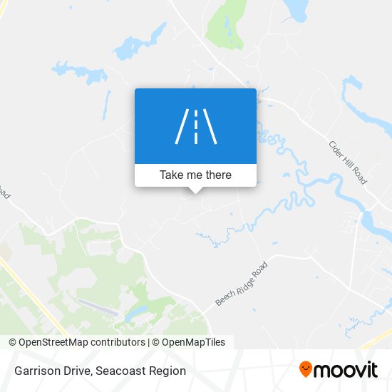 Garrison Drive map