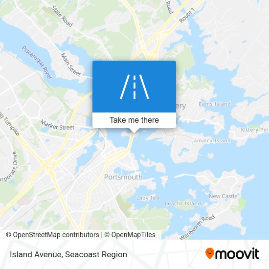 Island Avenue map